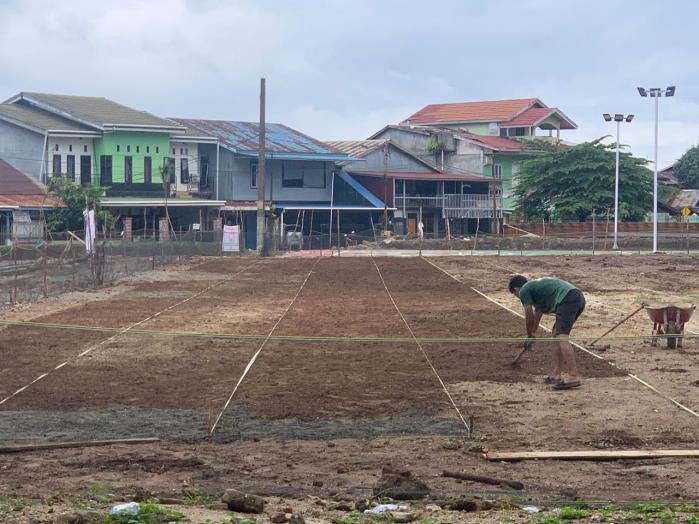 Tim di lokasi pekerjaan
