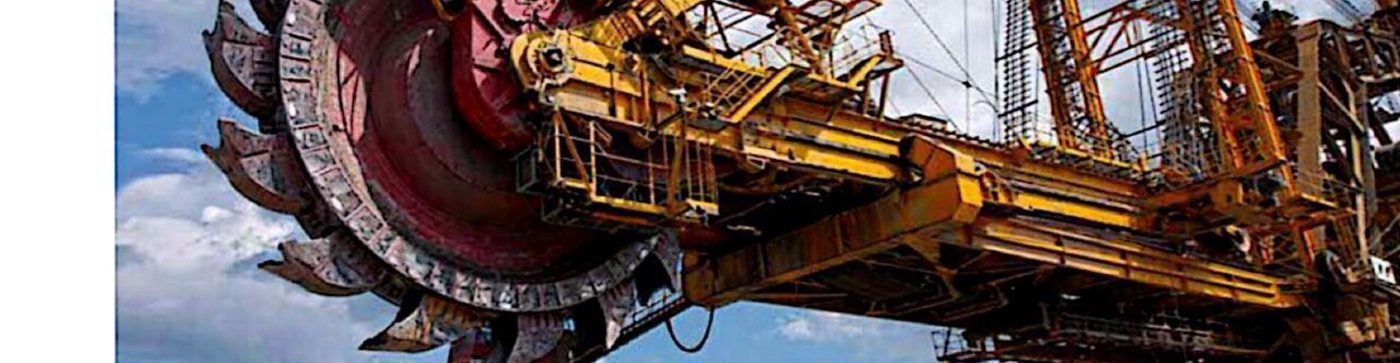 Alat berat bucket wheel excavator
